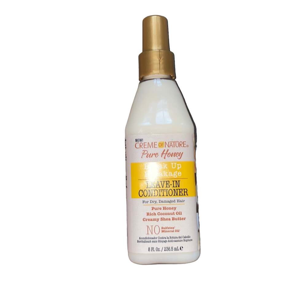 Creme of Nature Pure Honey Break Up Breakage Leave-In Conditioner 8 oz New